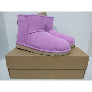 UGG Women Classic Mini II Genuine Shearling Lined Boot Wildflower Size US 7